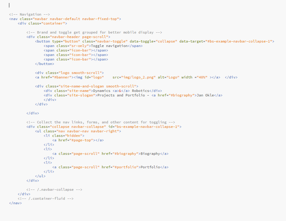 HTML code